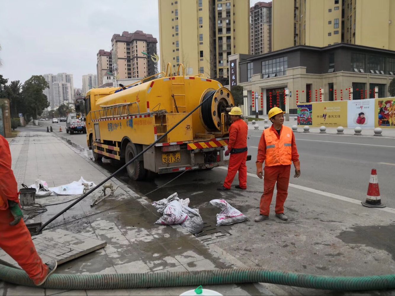 梧州排污管道清淤-管道清洗